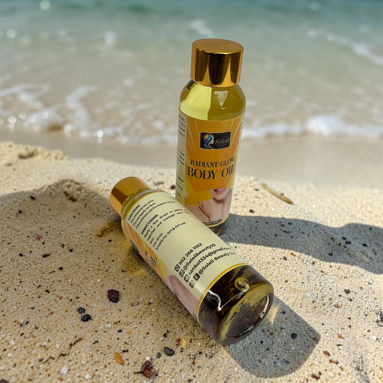 Radiant Glow Body Oil for Smooth Skin | Soleil Beauty