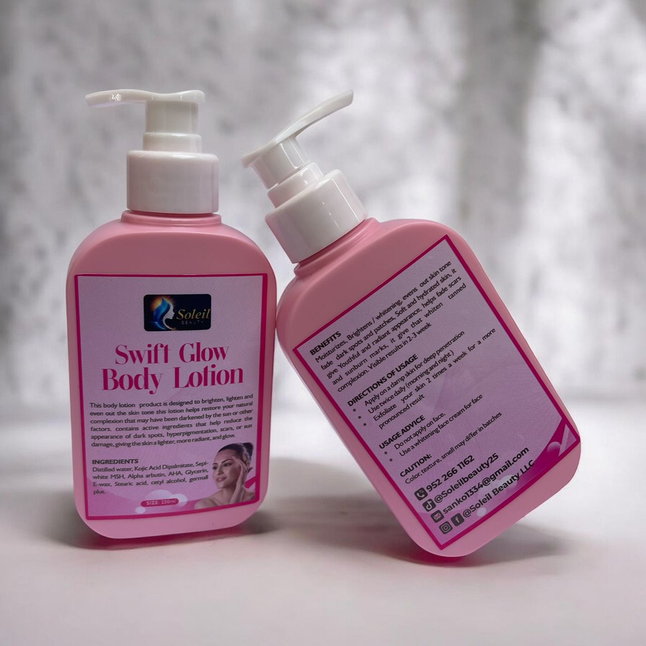 Swift Glow Body Lotion for Even Skin Tone | Soleil Beauty