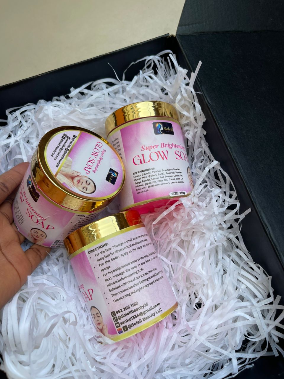 Super Brightening Glow Soap 500gm for Even Skin Tone