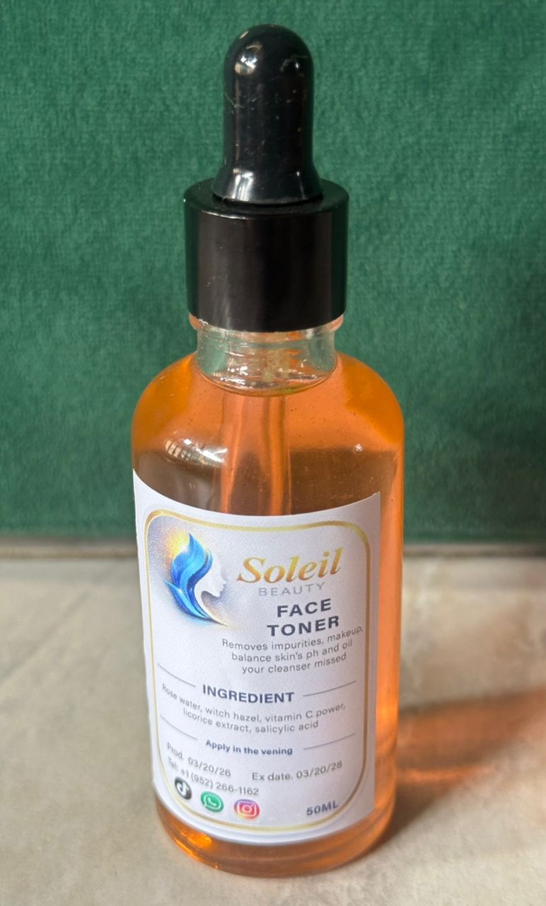 Soleil Beauty Face Toner for Clear Skin | Hydrating Toner