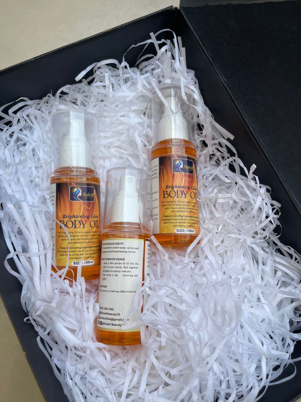 Brightening Body Oil for Glowing Skin | Soleil Beauty