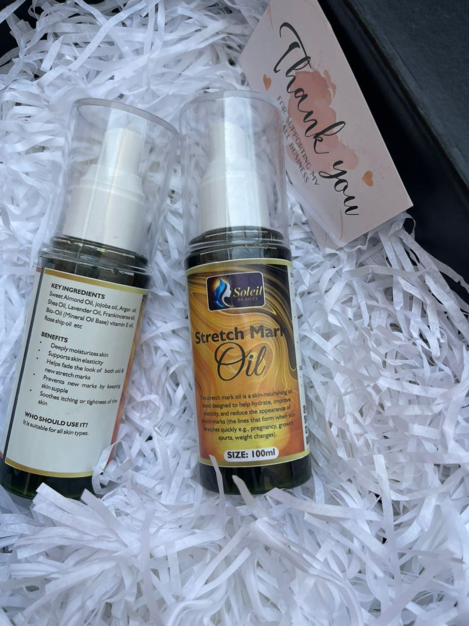 Stretch Mark Oil for Smooth Skin | Soleil Beauty