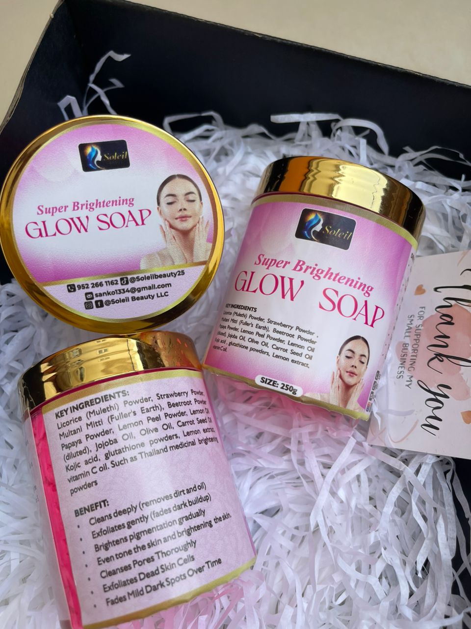 Super Brightening Glow Soap 500gm for Even Skin Tone