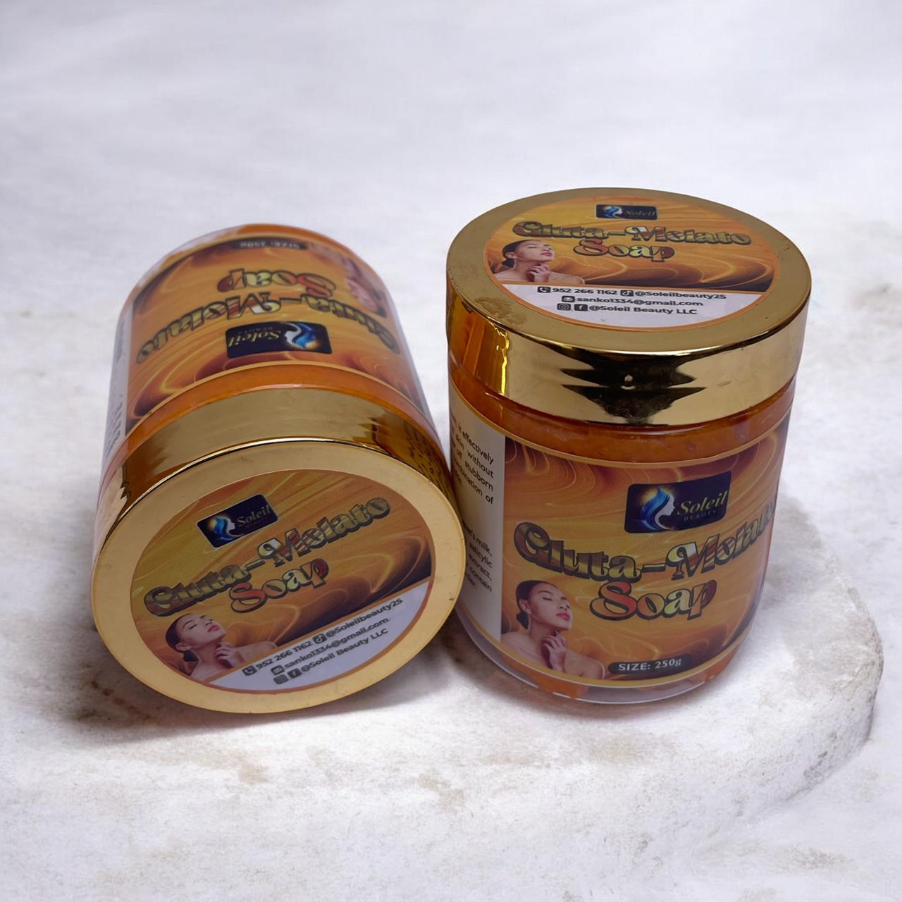 Gluta Molato Soap 250gm for Skin Brightening | Soleil Beauty