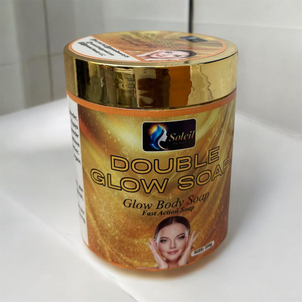 Double Glow Soap 500gm for Radiant Skin | Soleil Beauty