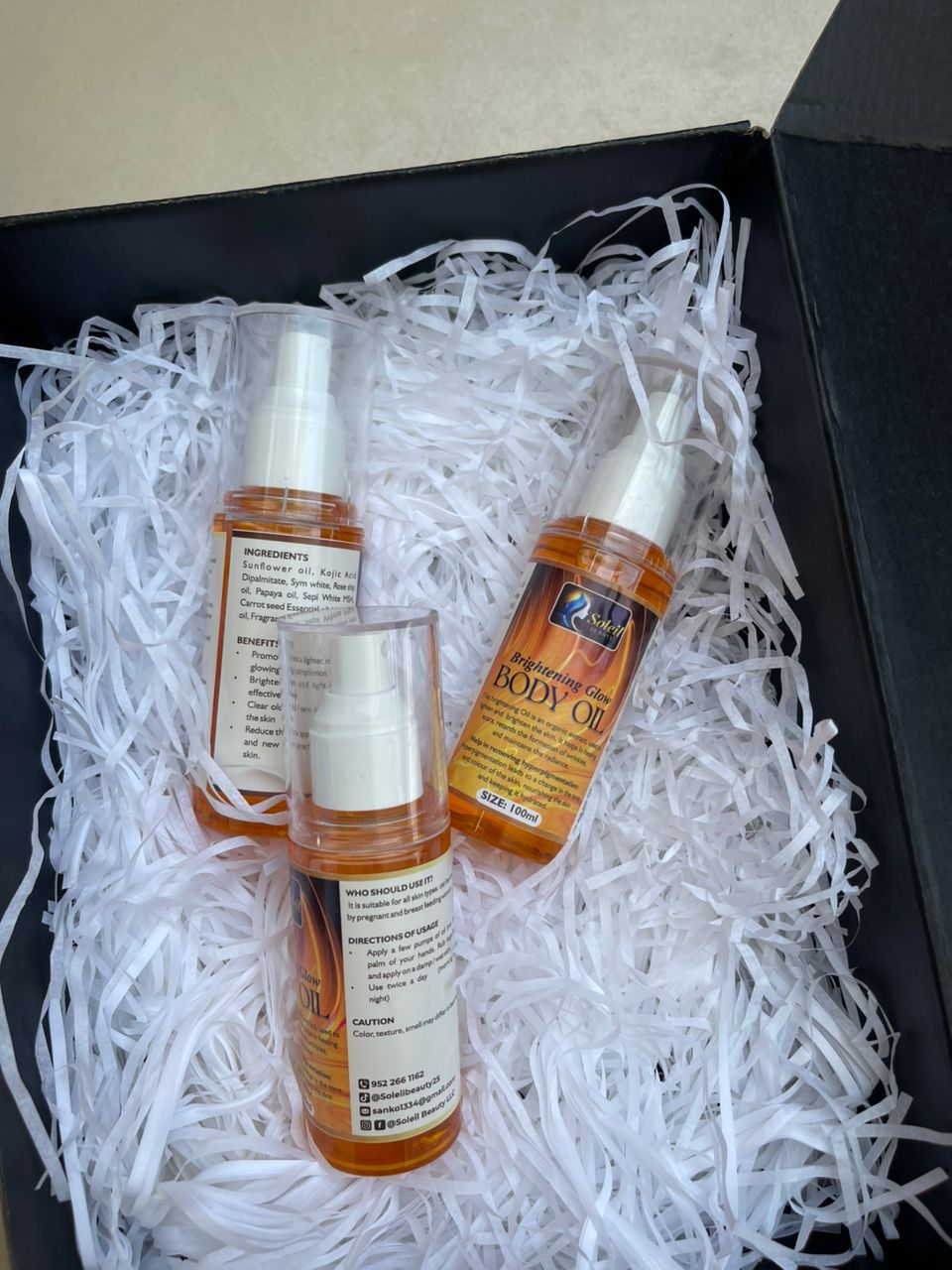 Brightening Body Oil for Glowing Skin | Soleil Beauty