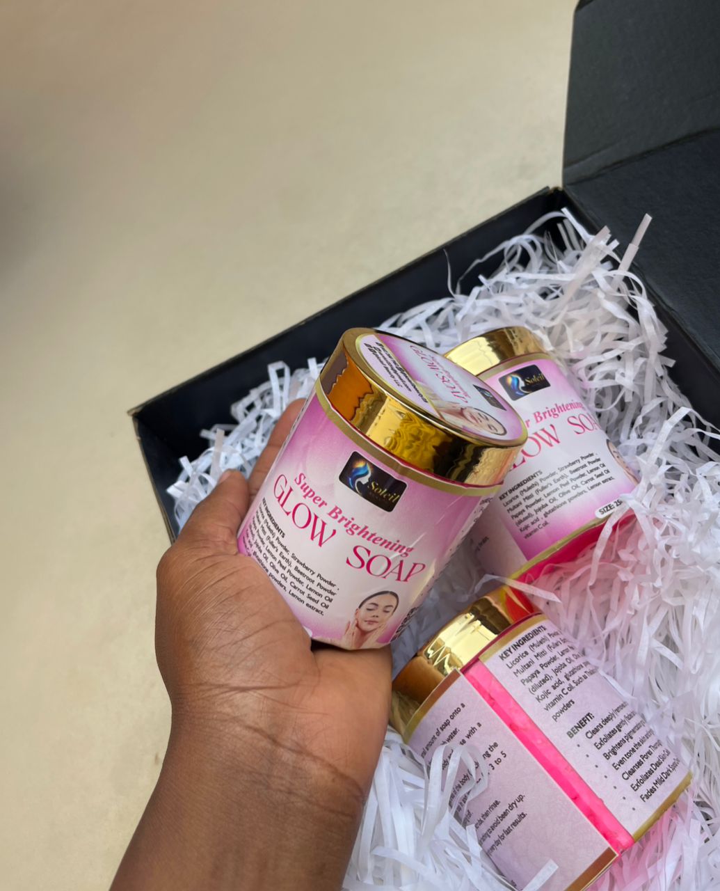 Super Brightening Glow Soap 500gm for Even Skin Tone