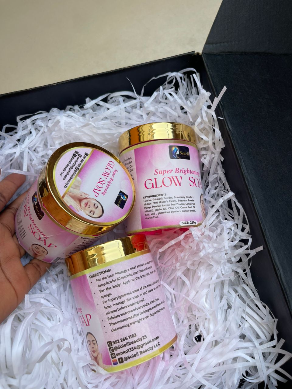 Super Brightening Glow Soap 500gm for Even Skin Tone