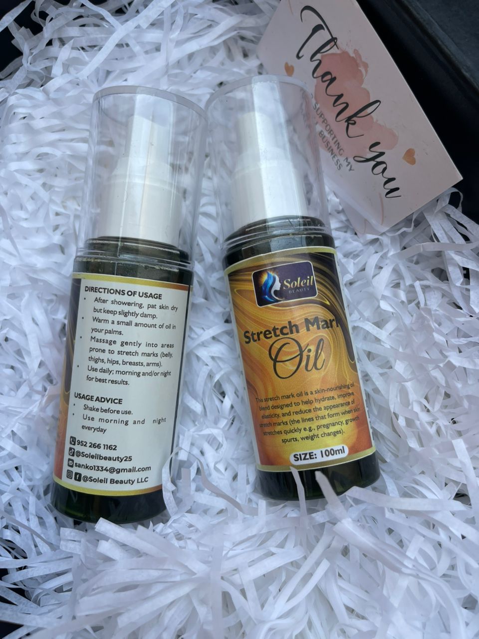 Stretch Mark Oil for Smooth Skin | Soleil Beauty